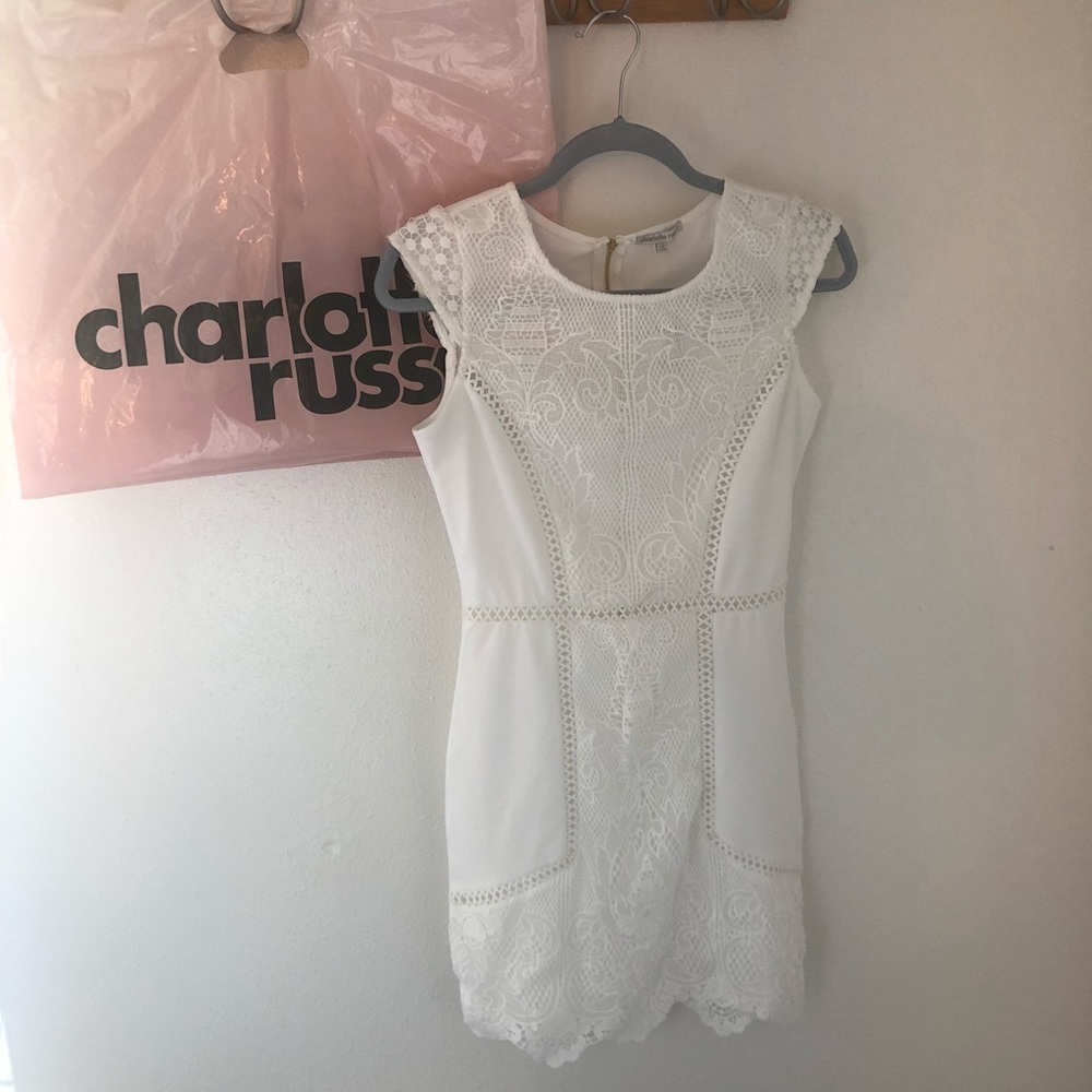 NEW Charlotte Russe Crochet Embellished Dress